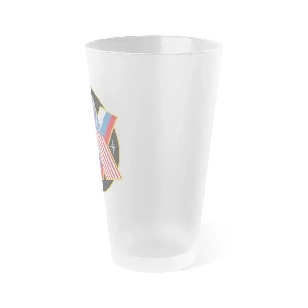 ISS Expedition 10 (NASA) Frosted Pint Glass 16oz - Go Mug Yourself