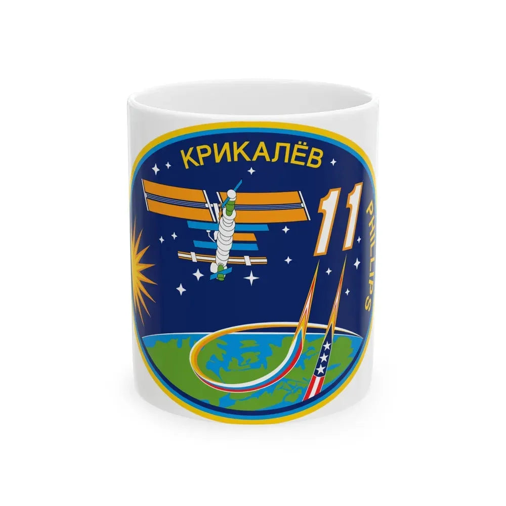ISS Expedition 11 (NASA) White Coffee Mug 11oz - Go Mug Yourself