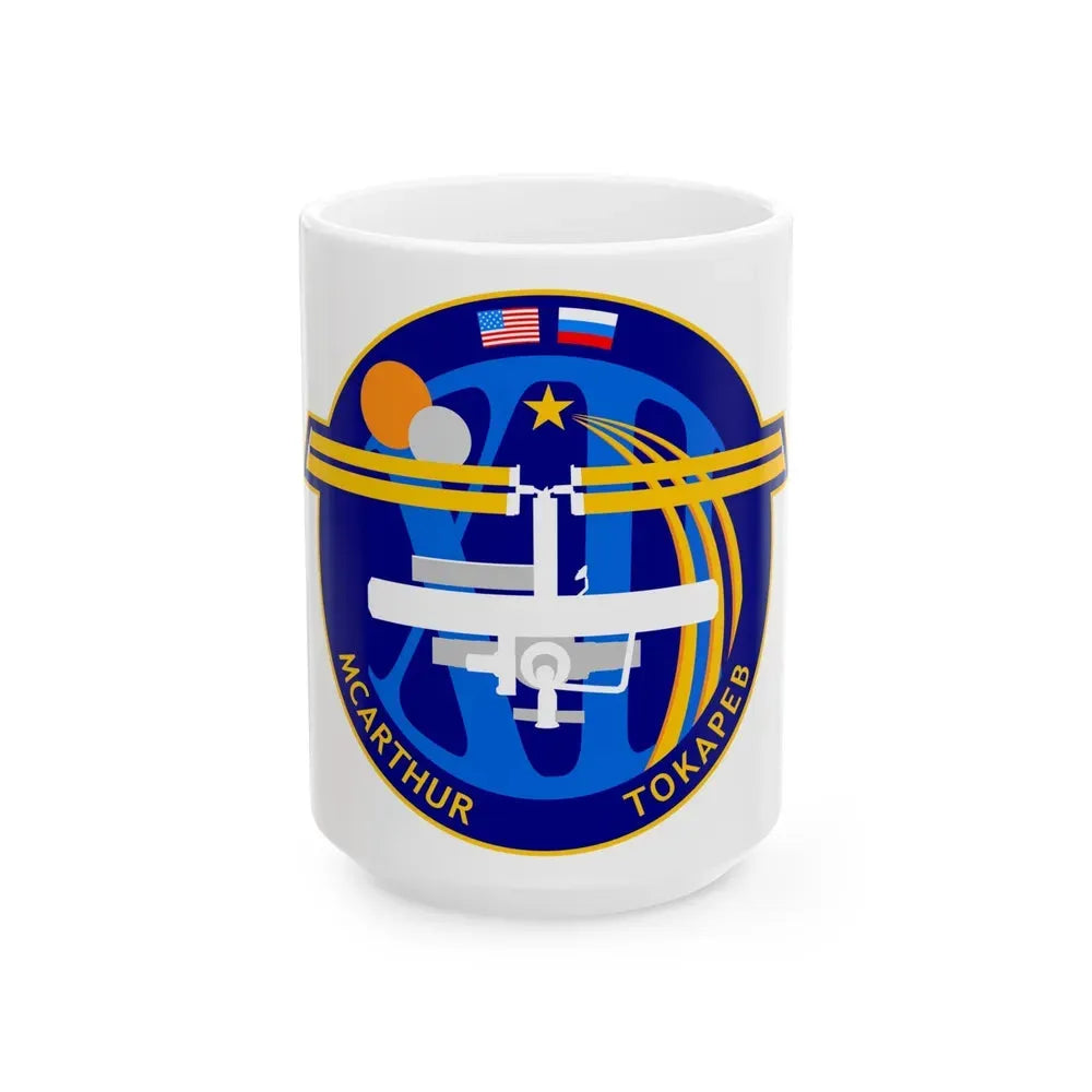 ISS Expedition 12 (NASA) White Coffee Mug 15oz - Go Mug Yourself