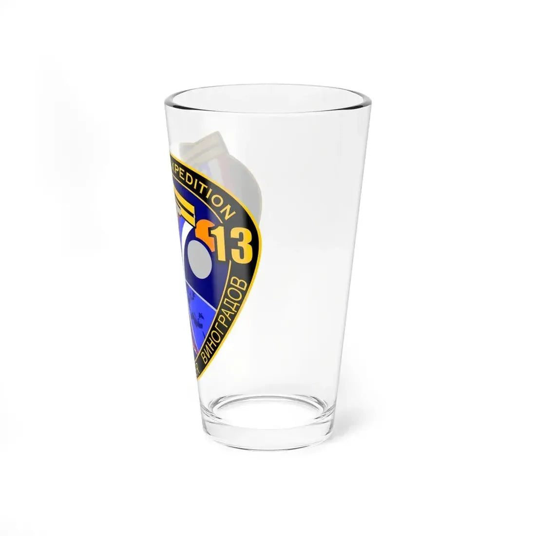 ISS Expedition 13 (NASA) Pint Glass 16oz - Go Mug Yourself