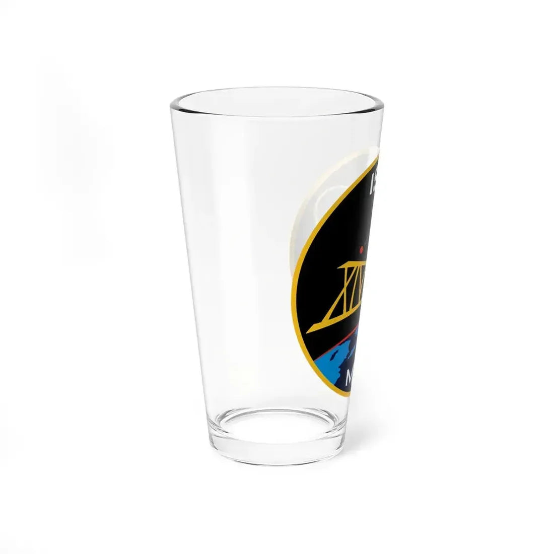 ISS Expedition 14 (NASA) Pint Glass 16oz - Go Mug Yourself