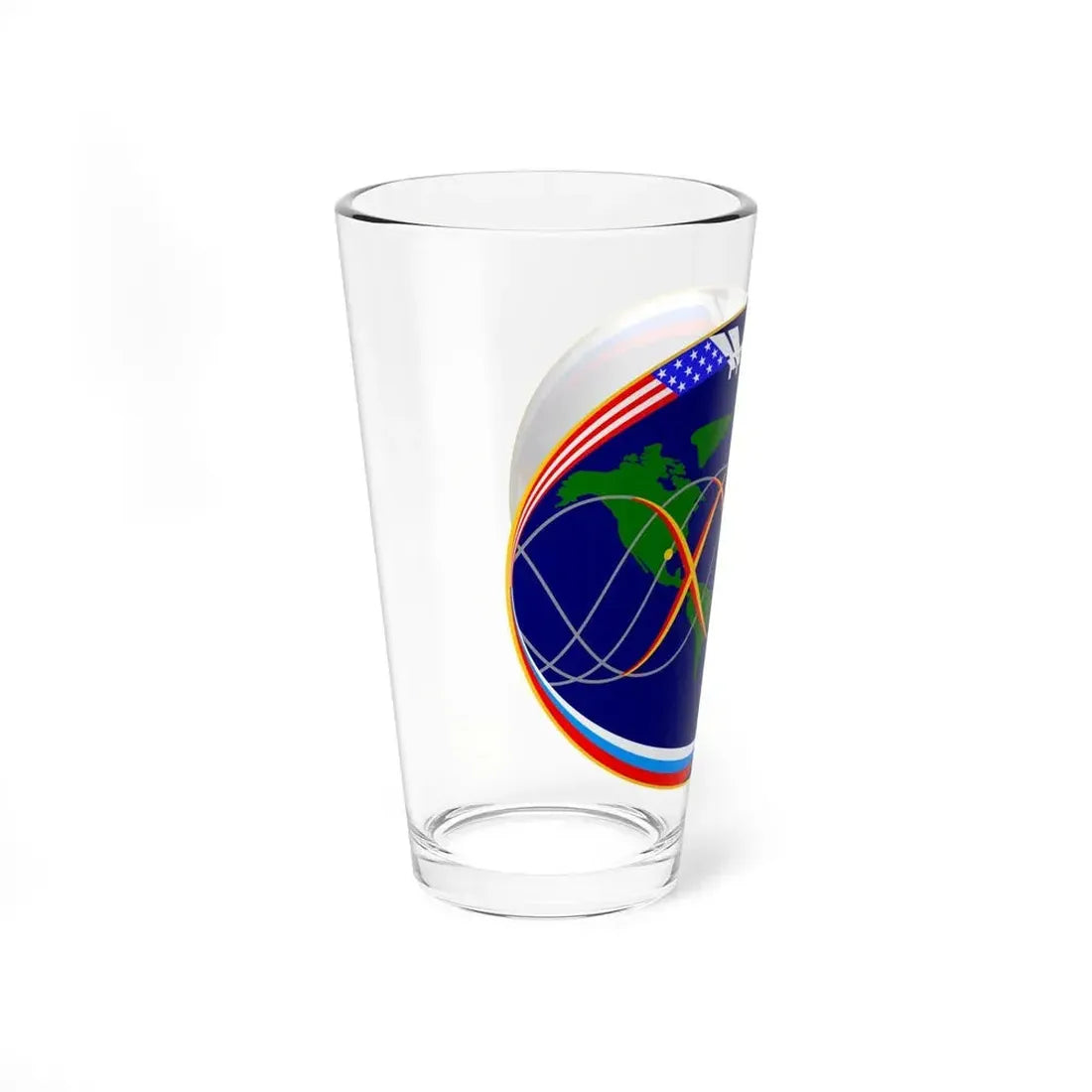 ISS Expedition 15 (NASA) Pint Glass 16oz - Go Mug Yourself