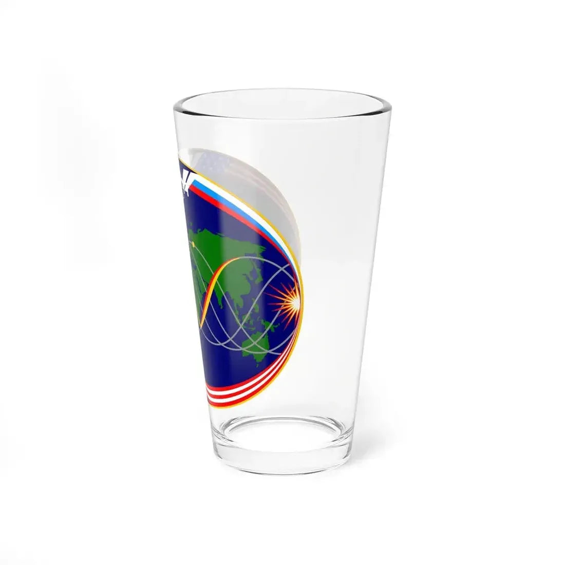 ISS Expedition 15 (NASA) Pint Glass 16oz - Go Mug Yourself
