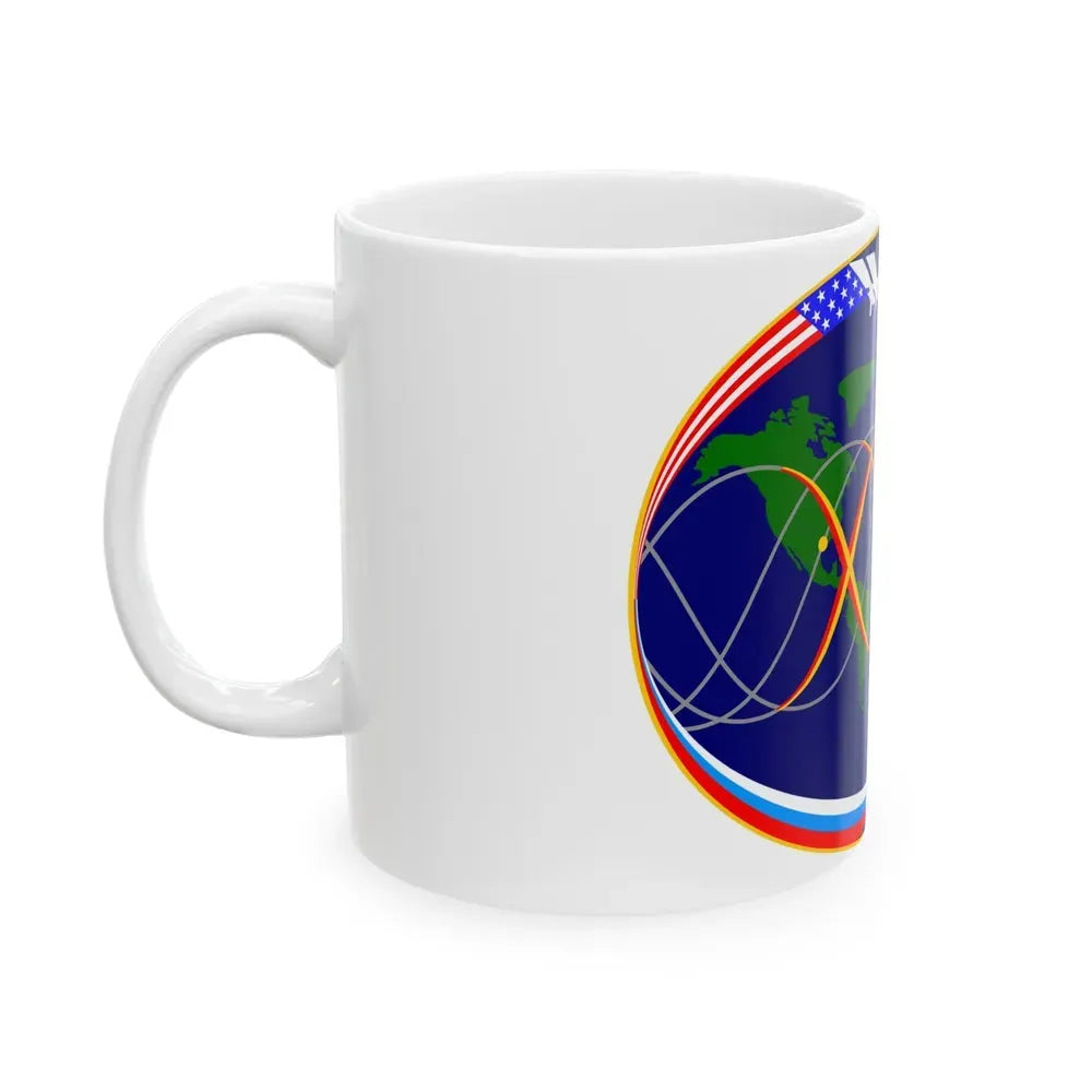 ISS Expedition 15 (NASA) White Coffee Mug - Go Mug Yourself