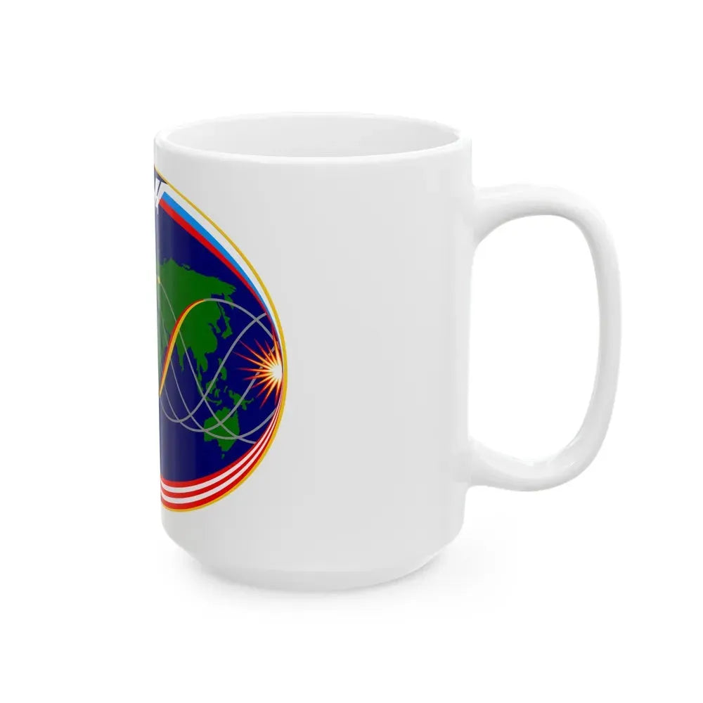 ISS Expedition 15 (NASA) White Coffee Mug - Go Mug Yourself