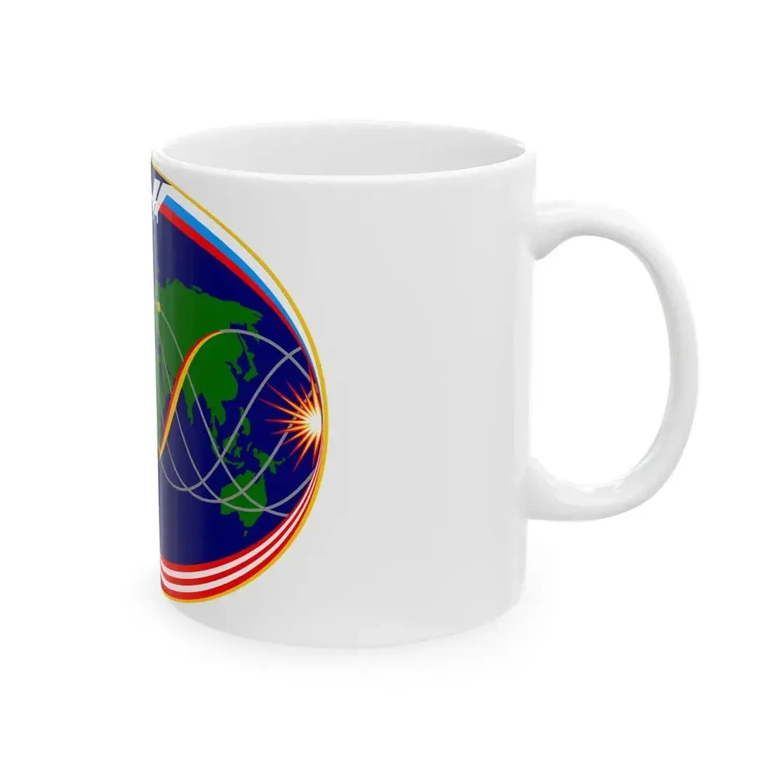 ISS Expedition 15 (NASA) White Coffee Mug - Go Mug Yourself