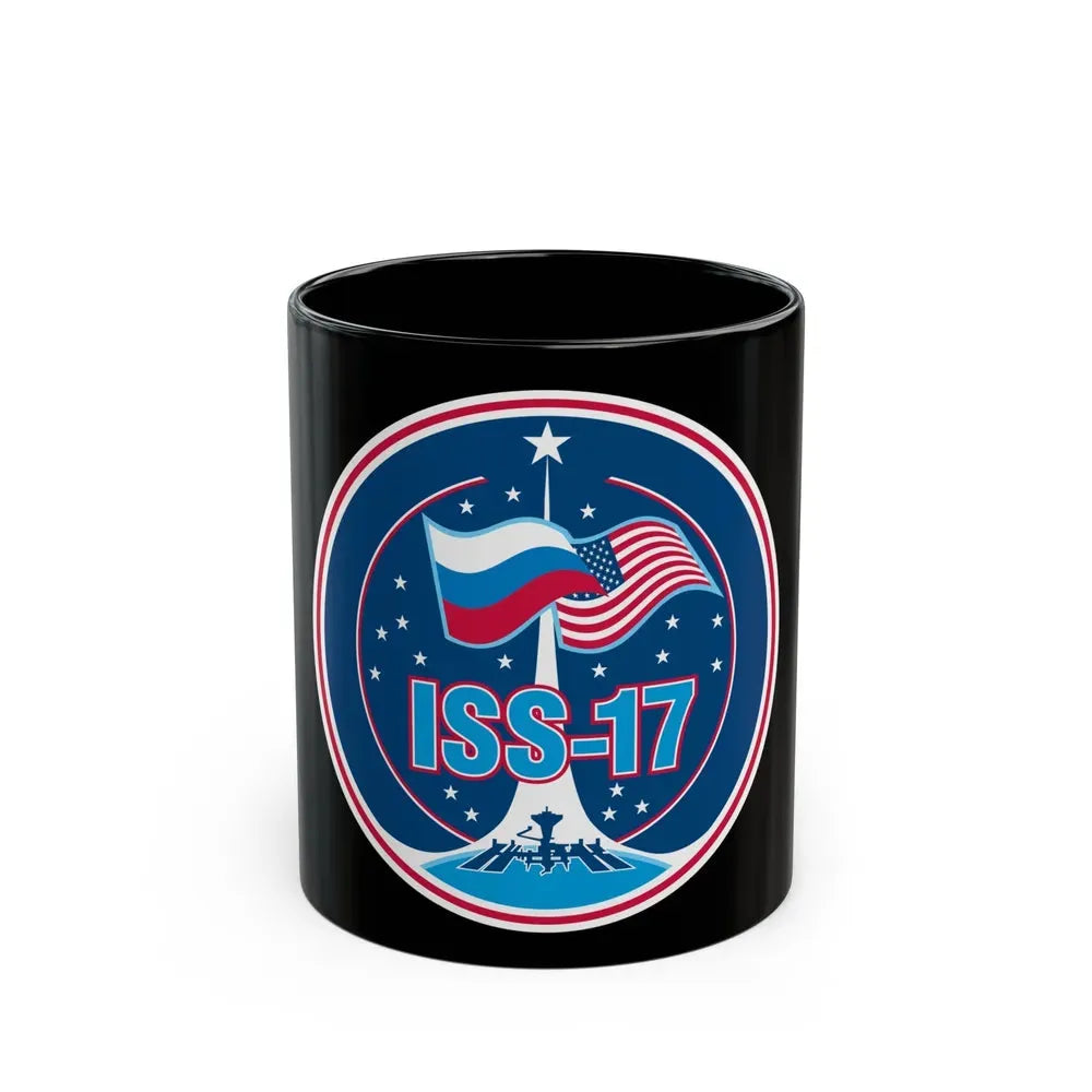 ISS Expedition 17 (NASA) Black Coffee Mug 11oz - Go Mug Yourself
