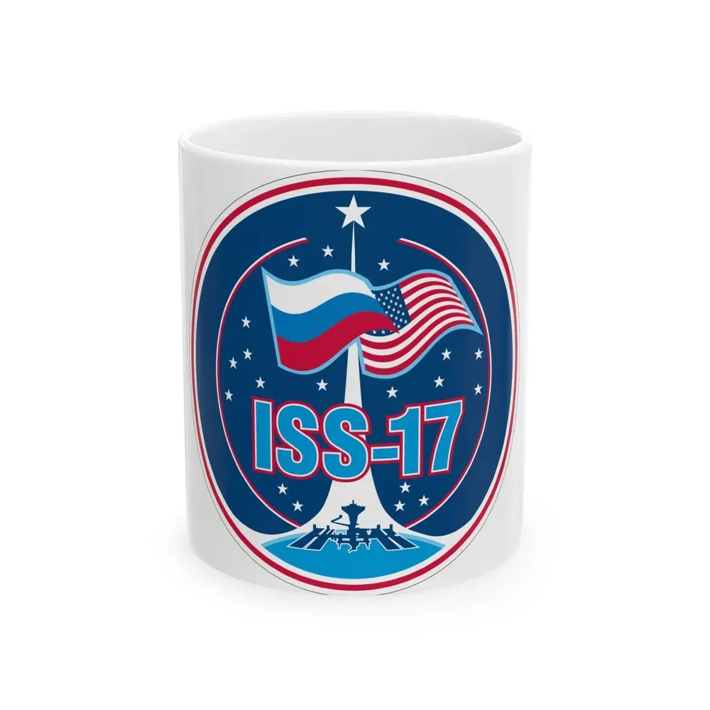 ISS Expedition 17 (NASA) White Coffee Mug 11oz - Go Mug Yourself