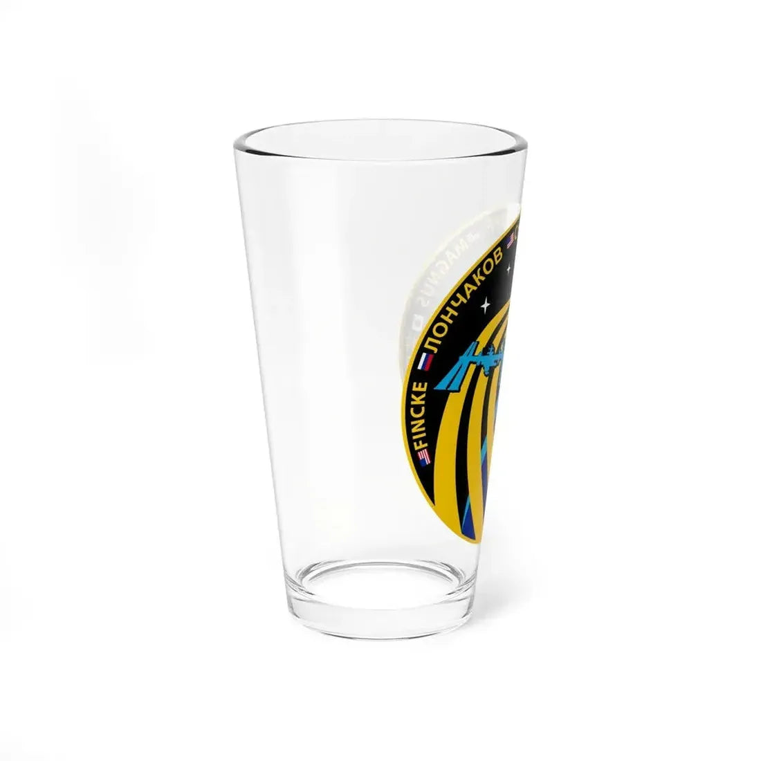 ISS Expedition 18 (NASA) Pint Glass 16oz - Go Mug Yourself