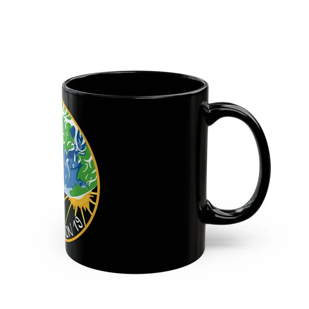 ISS Expedition 19 (NASA) Black Coffee Mug - Go Mug Yourself
