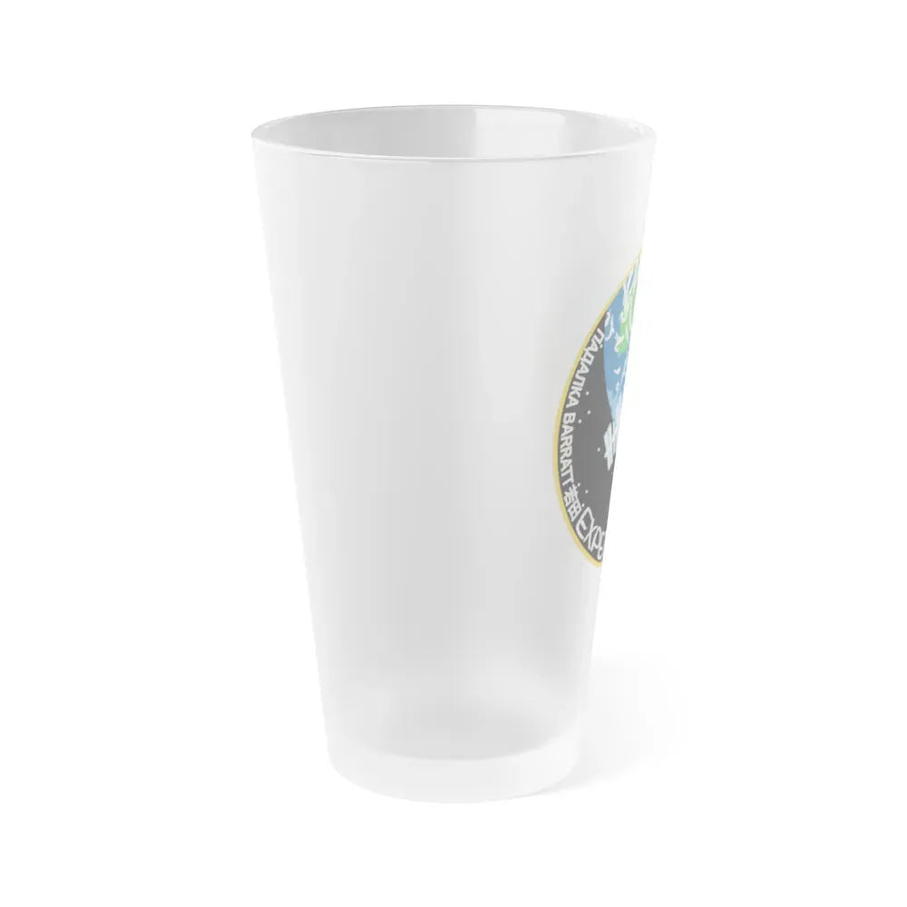 ISS Expedition 19 (NASA) Frosted Pint Glass 16oz - Go Mug Yourself