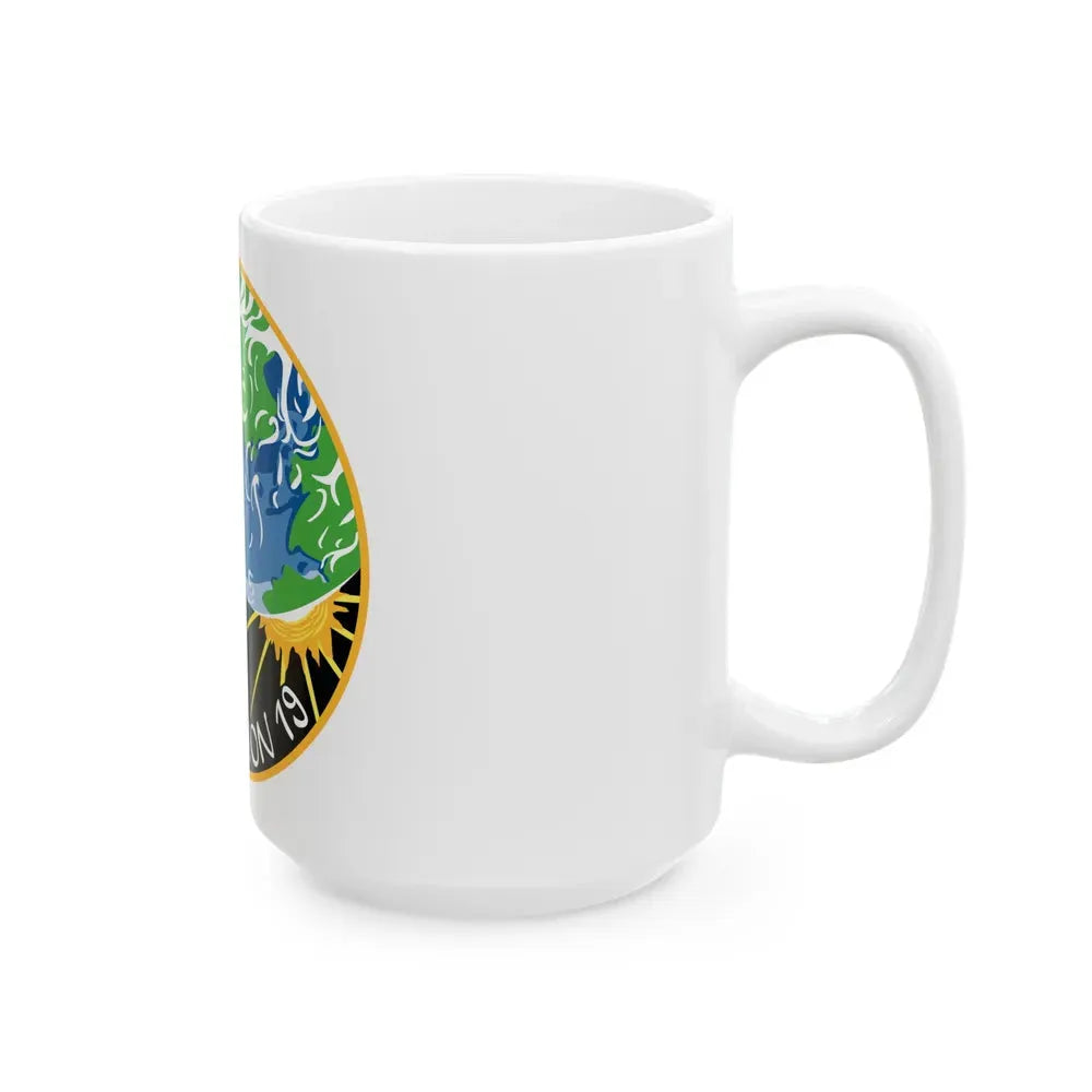 ISS Expedition 19 (NASA) White Coffee Mug - Go Mug Yourself