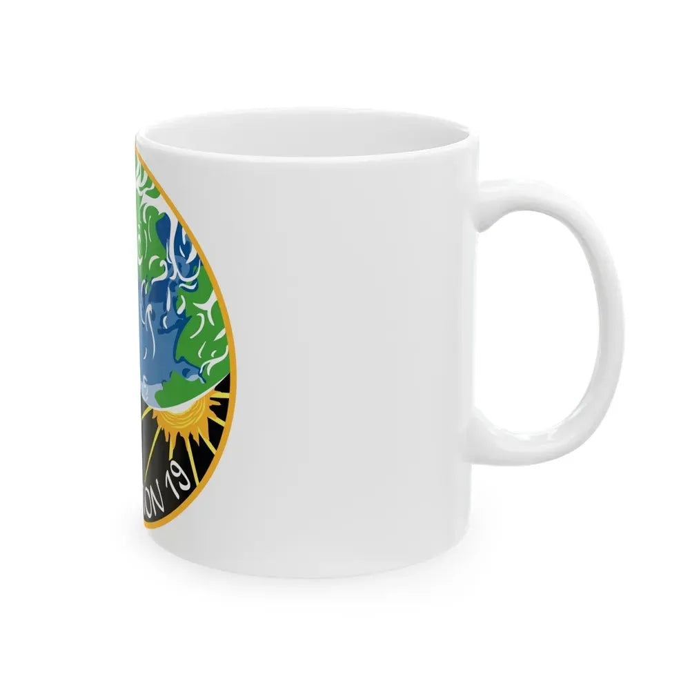 ISS Expedition 19 (NASA) White Coffee Mug - Go Mug Yourself