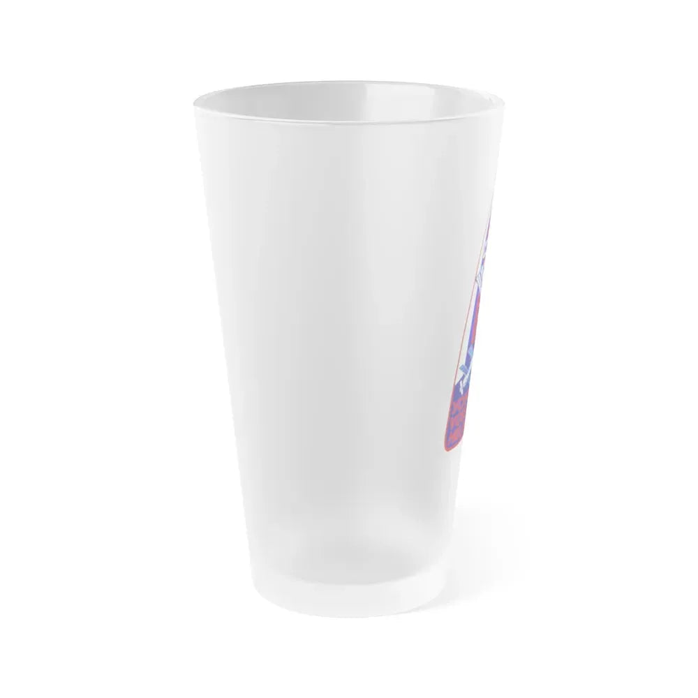 ISS Expedition 2 (NASA) Frosted Pint Glass 16oz - Go Mug Yourself