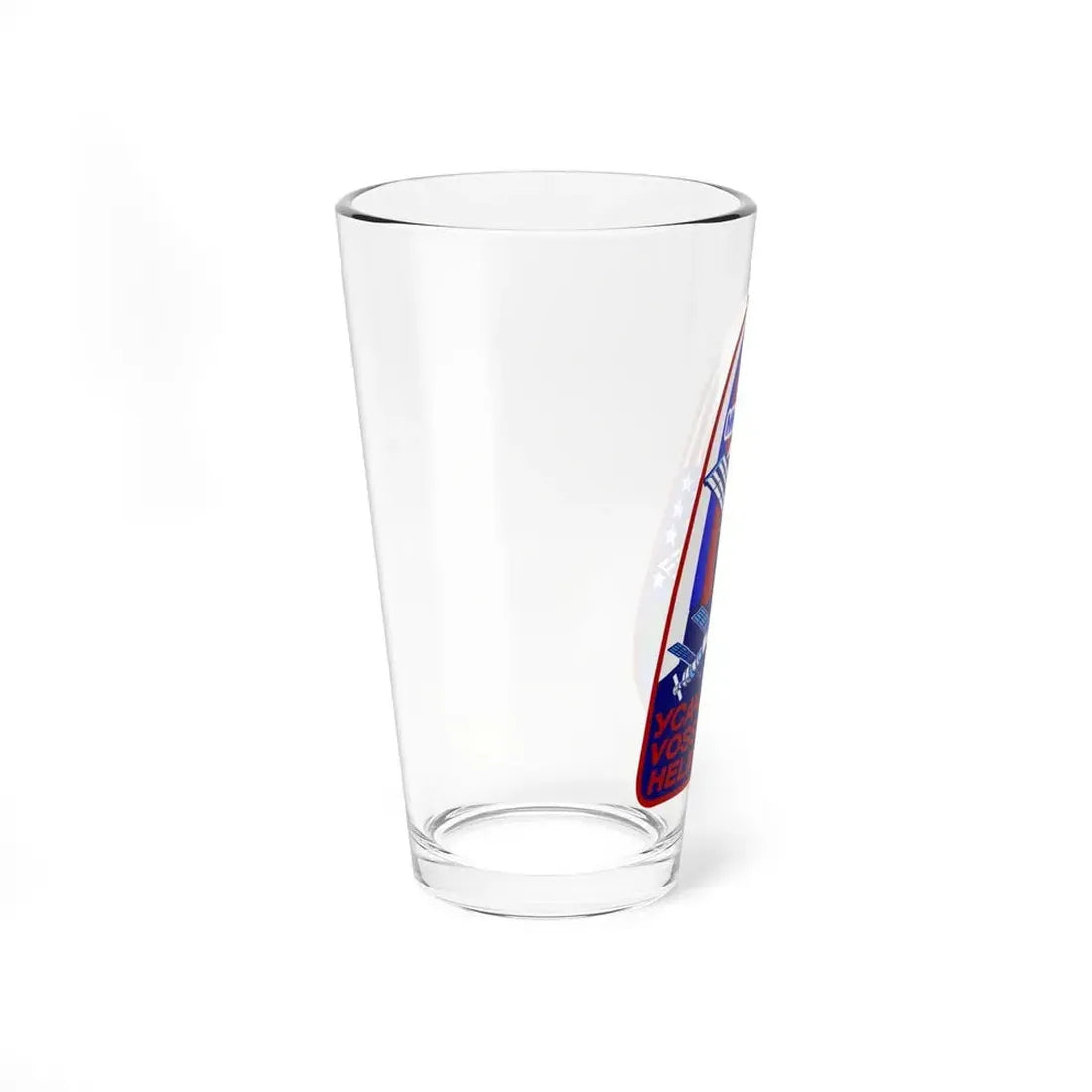 ISS Expedition 2 (NASA) Pint Glass 16oz - Go Mug Yourself