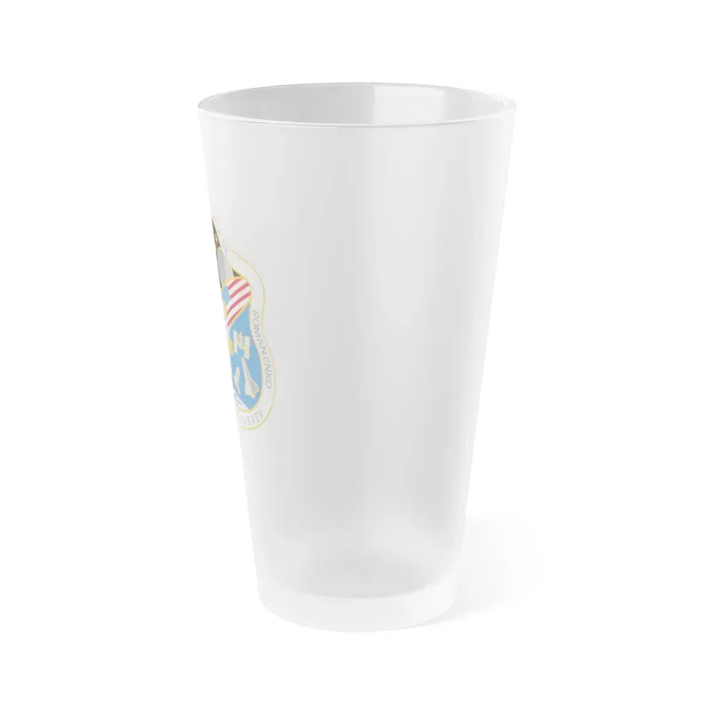 ISS Expedition 21 (NASA) Frosted Pint Glass 16oz - Go Mug Yourself