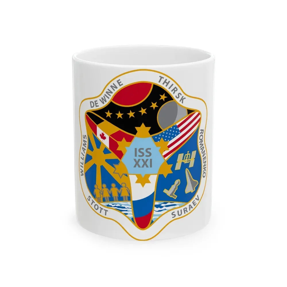 ISS Expedition 21 (NASA) White Coffee Mug 11oz - Go Mug Yourself