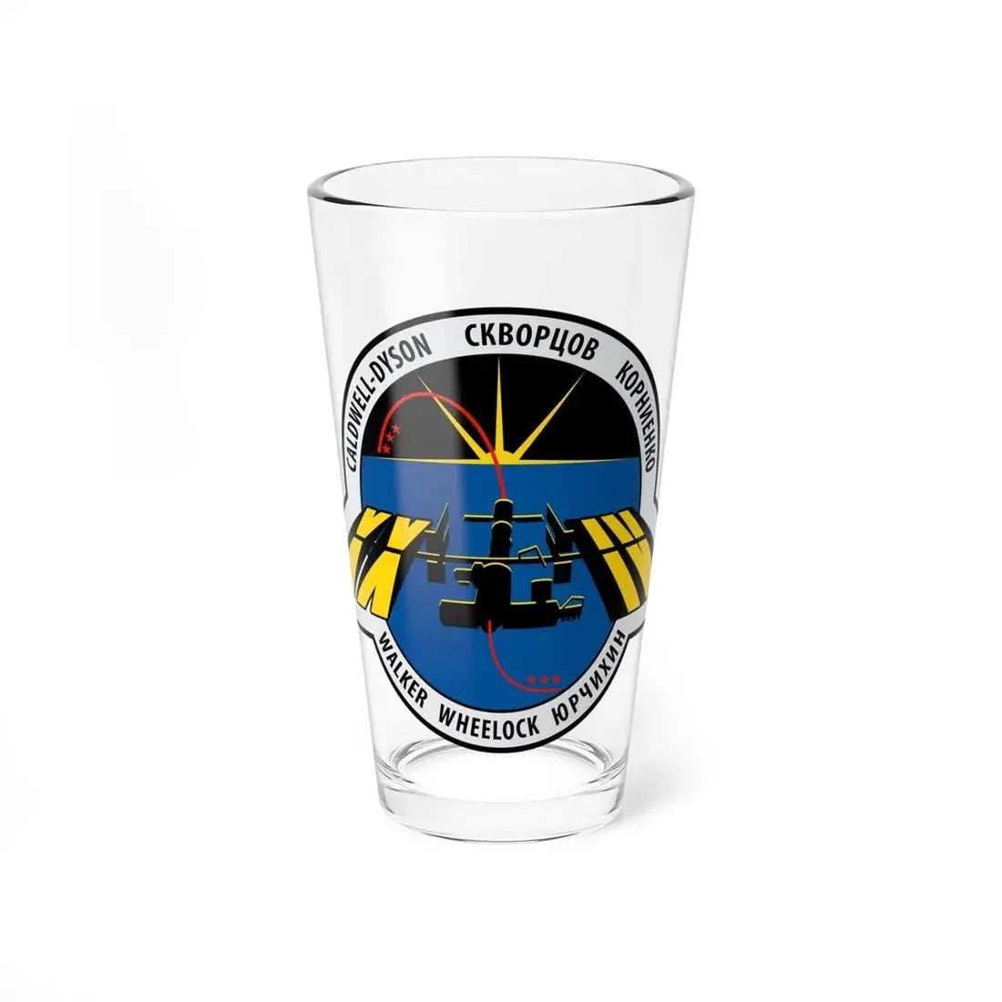 ISS Expedition 24 (NASA) Pint Glass 16oz 16oz - Go Mug Yourself