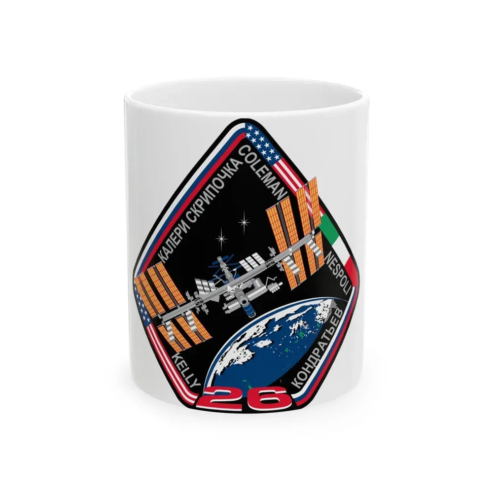 ISS Expedition 26 (NASA) White Coffee Mug 11oz - Go Mug Yourself