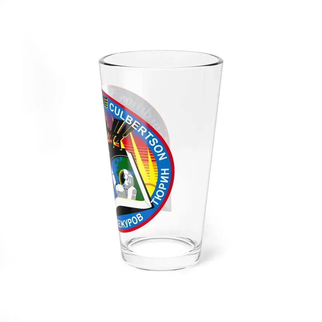 ISS Expedition 3 (NASA) Pint Glass 16oz - Go Mug Yourself