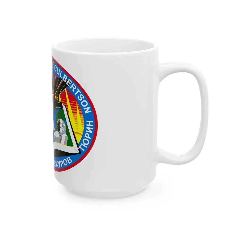 ISS Expedition 3 (NASA) White Coffee Mug - Go Mug Yourself