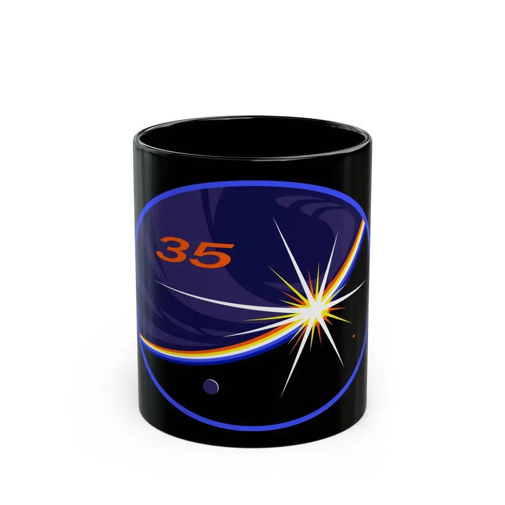 ISS Expedition 35 (NASA) Black Coffee Mug 11oz - Go Mug Yourself