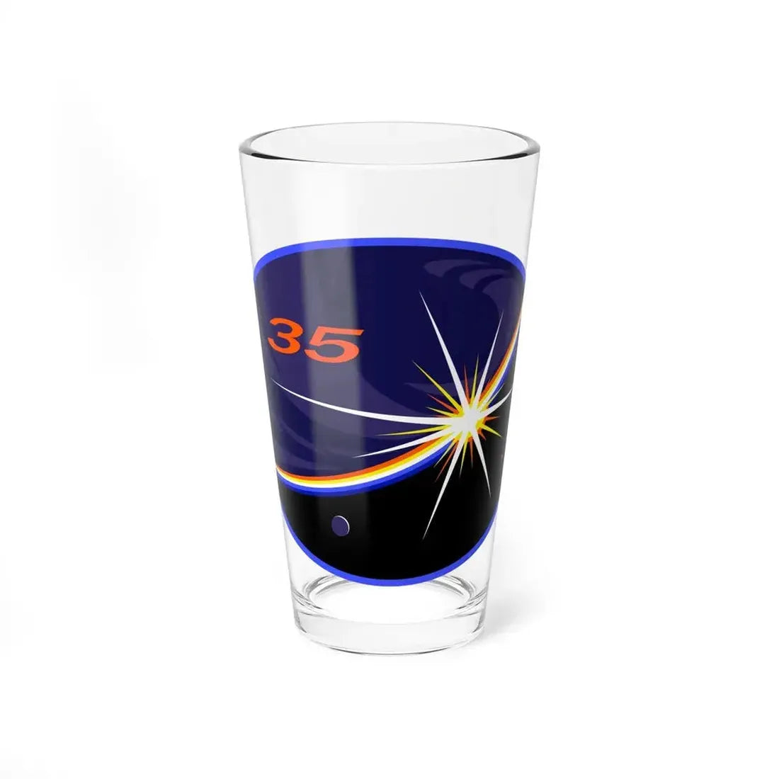 ISS Expedition 35 (NASA) Pint Glass 16oz 16oz - Go Mug Yourself