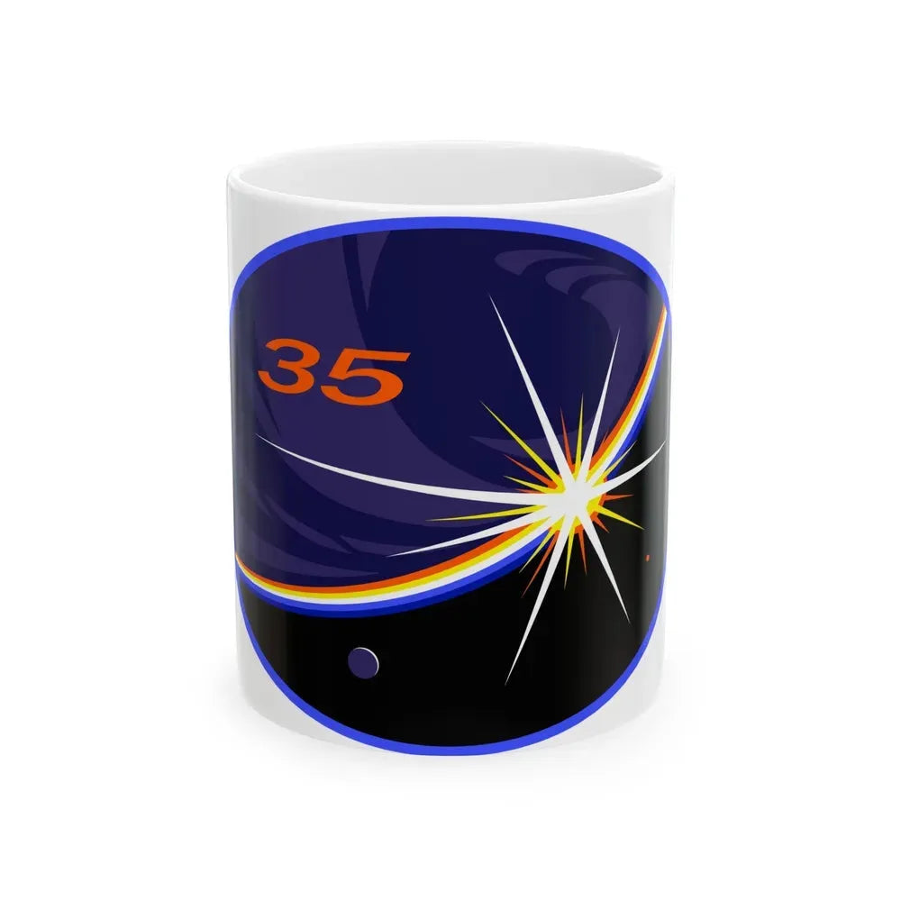 ISS Expedition 35 (NASA) White Coffee Mug 11oz - Go Mug Yourself