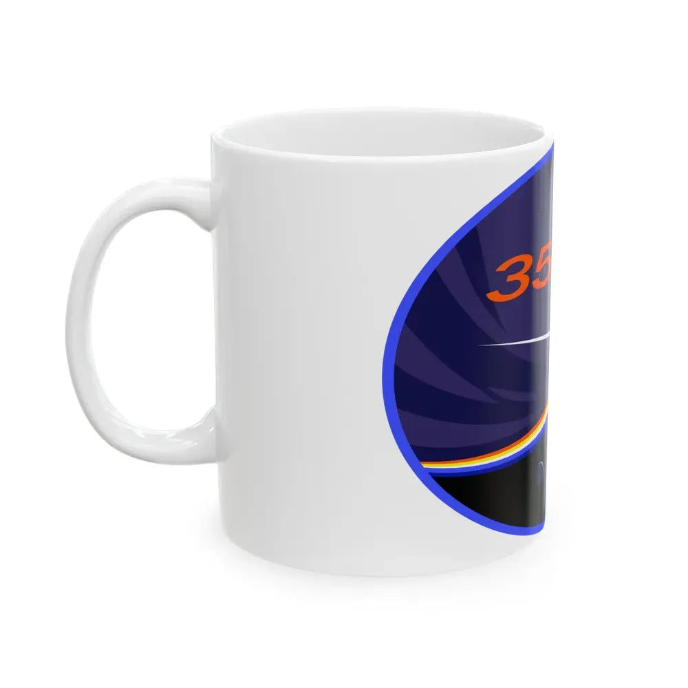 ISS Expedition 35 (NASA) White Coffee Mug - Go Mug Yourself