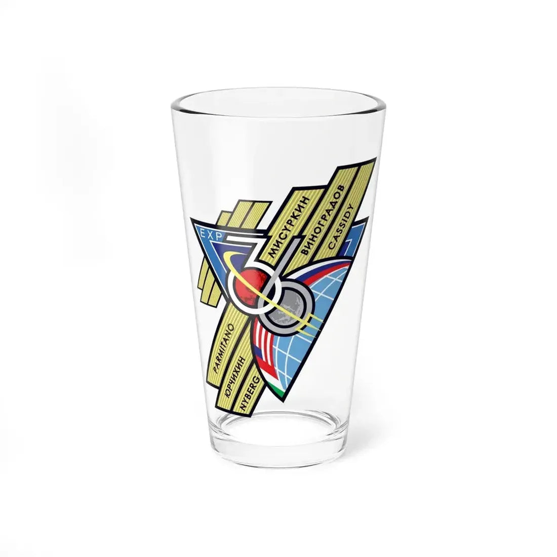 ISS Expedition 36 (NASA) Pint Glass 16oz 16oz - Go Mug Yourself