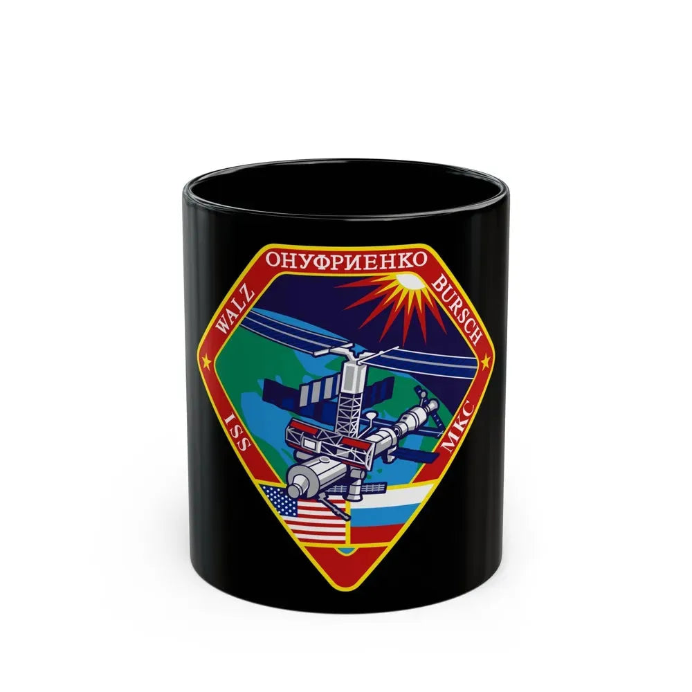 ISS Expedition 4 (NASA) Black Coffee Mug 11oz - Go Mug Yourself