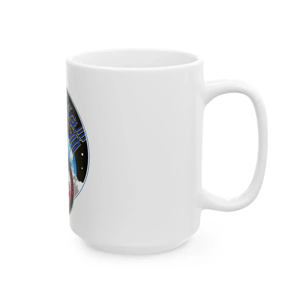 ISS Expedition 40 (NASA) White Coffee Mug - Go Mug Yourself