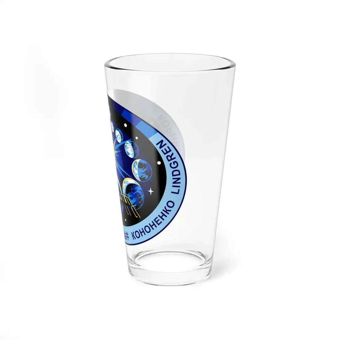 ISS Expedition 44 (NASA) Pint Glass 16oz - Go Mug Yourself