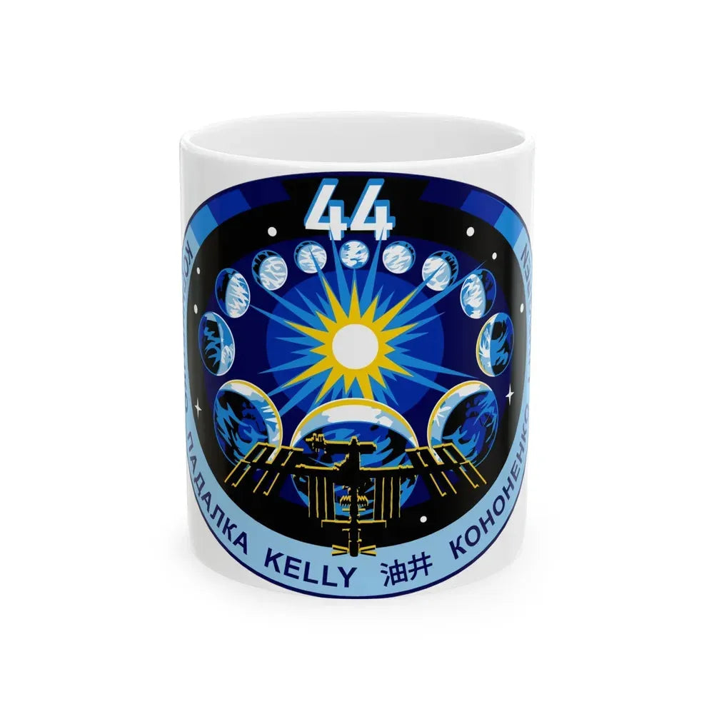 ISS Expedition 44 (NASA) White Coffee Mug 11oz - Go Mug Yourself