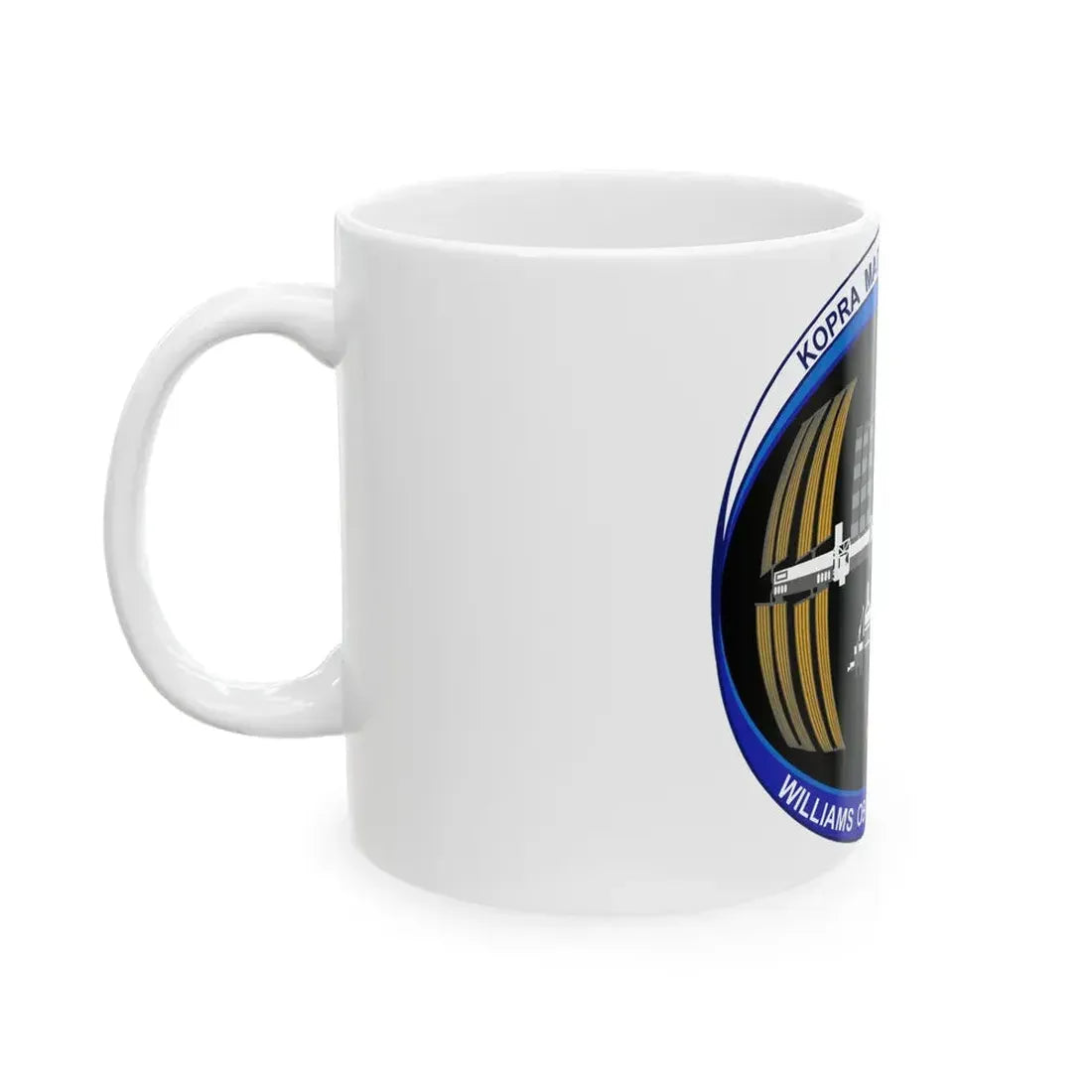 ISS Expedition 47 (NASA) White Coffee Mug - Go Mug Yourself