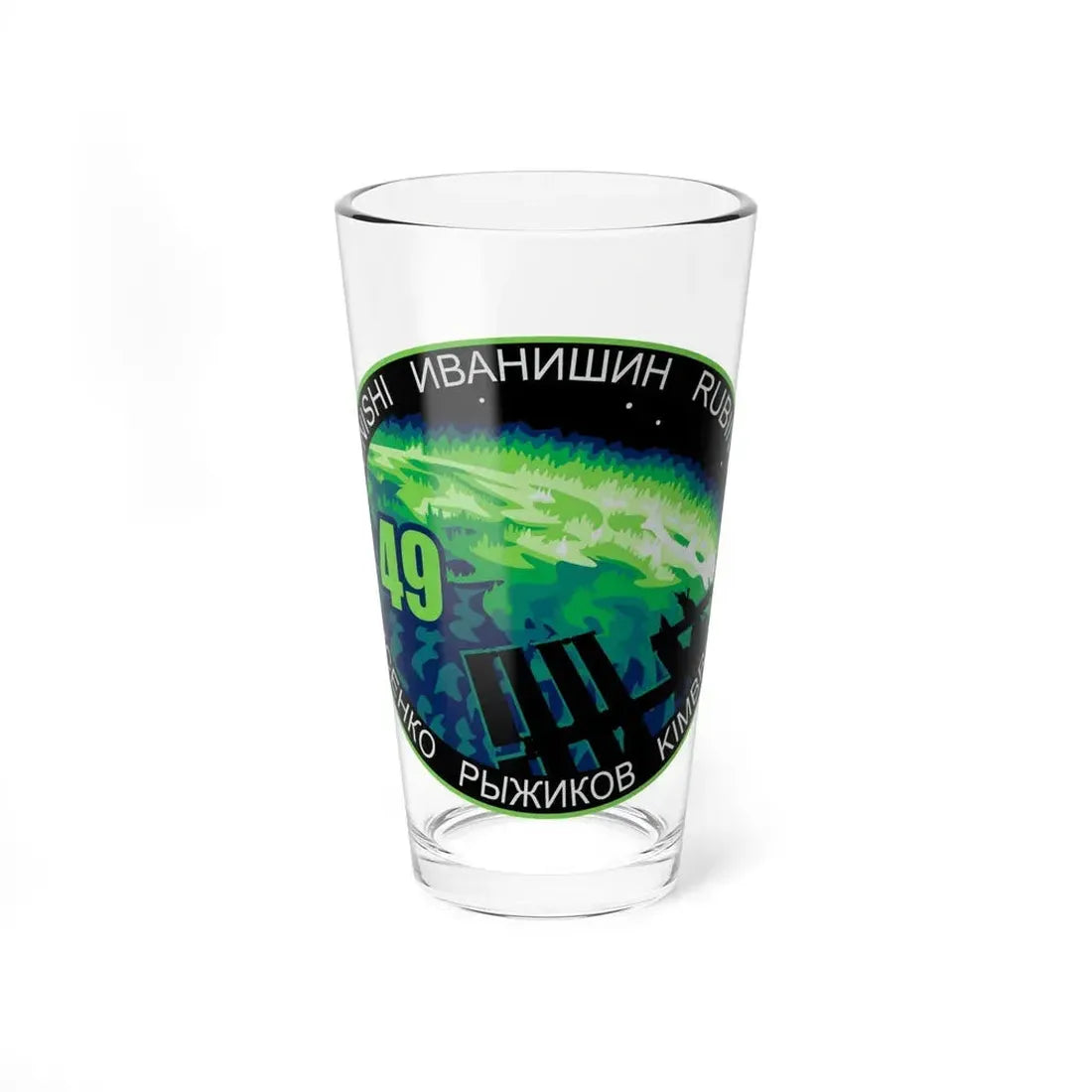 ISS Expedition 49 (NASA) Pint Glass 16oz 16oz - Go Mug Yourself