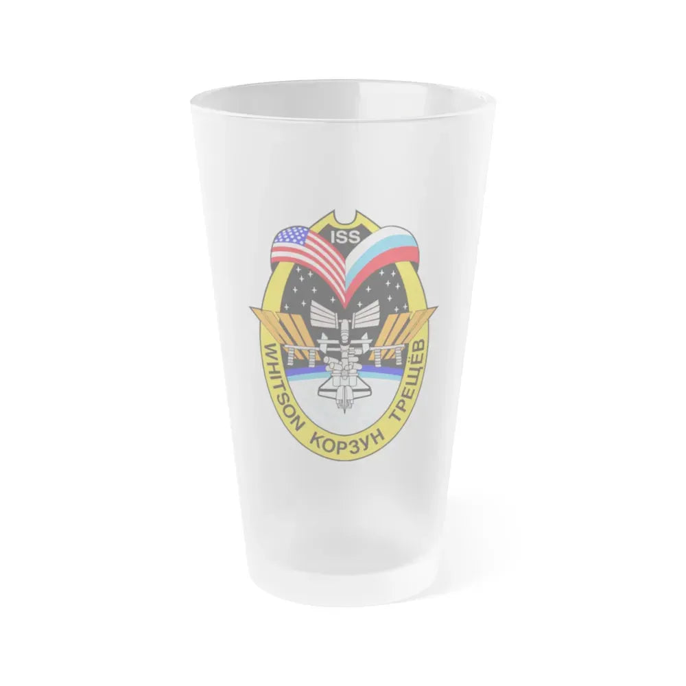 ISS Expedition 5 (NASA) Frosted Pint Glass 16oz Default Title - Go Mug Yourself