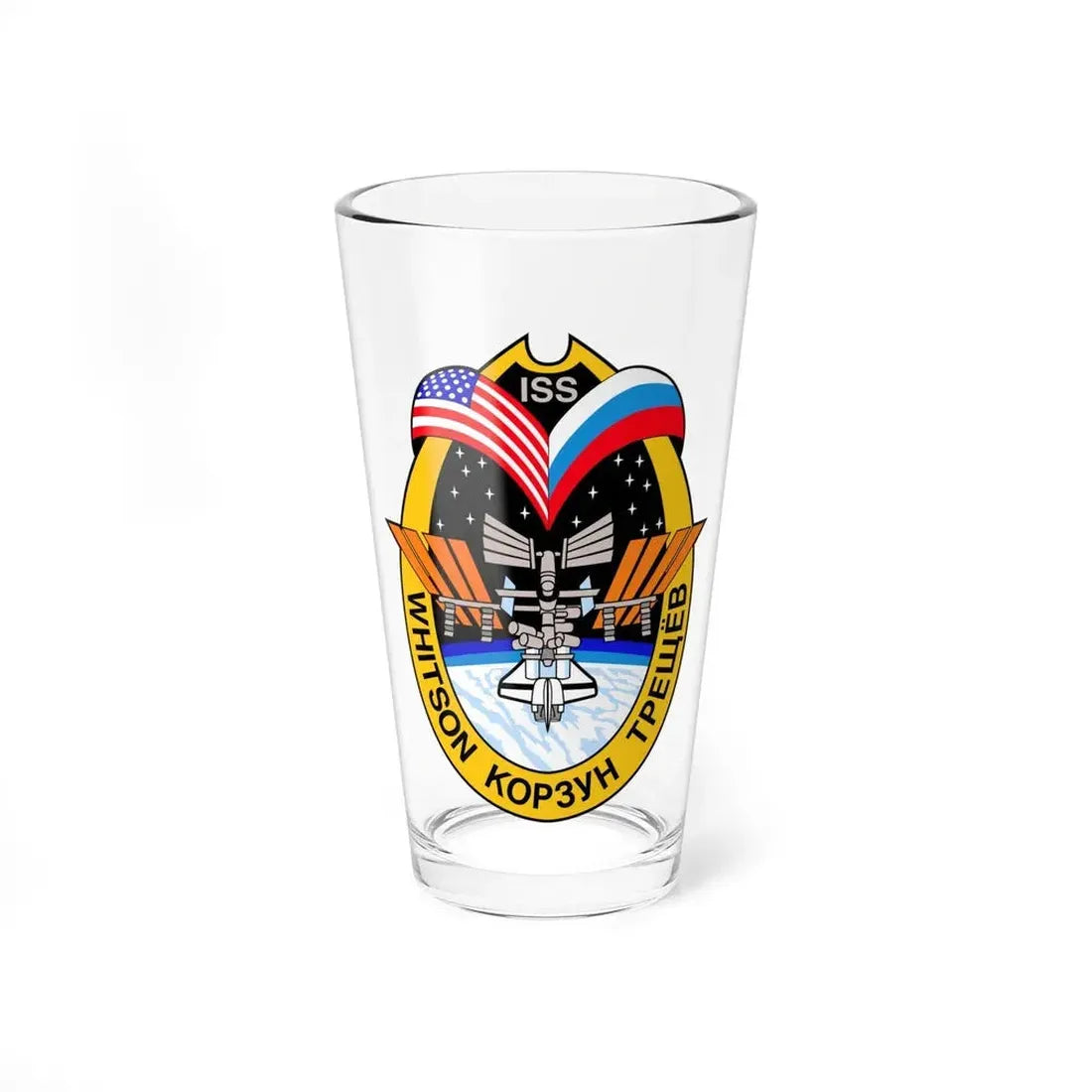 ISS Expedition 5 (NASA) Pint Glass 16oz 16oz - Go Mug Yourself
