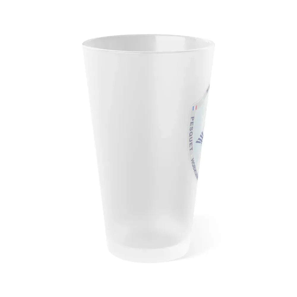 ISS Expedition 51 (NASA) Frosted Pint Glass 16oz - Go Mug Yourself