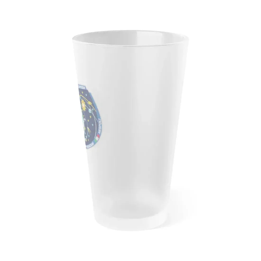ISS Expedition 52 (NASA) Frosted Pint Glass 16oz - Go Mug Yourself