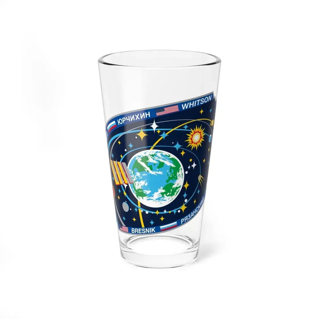 ISS Expedition 52 (NASA) Pint Glass 16oz 16oz - Go Mug Yourself