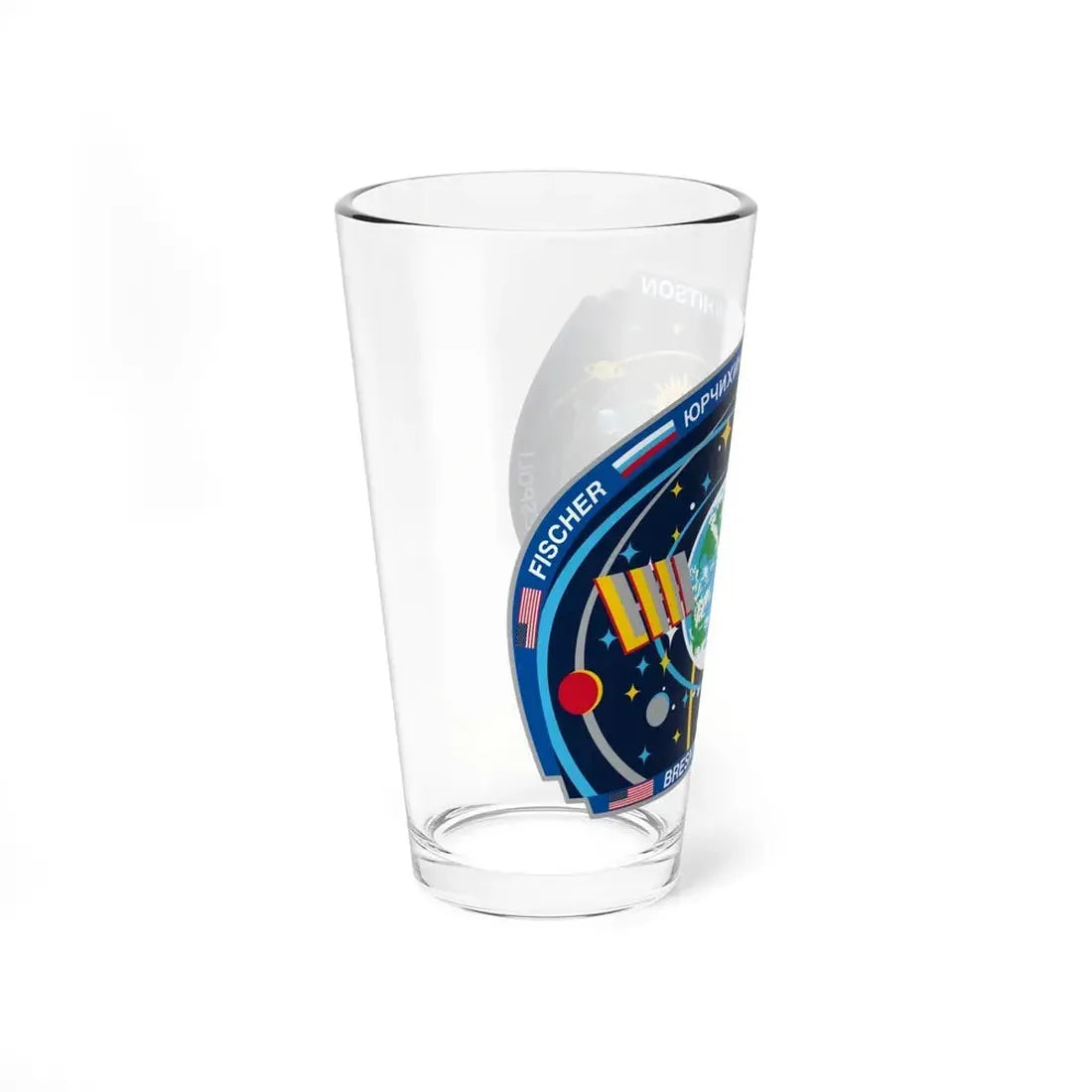 ISS Expedition 52 (NASA) Pint Glass 16oz - Go Mug Yourself