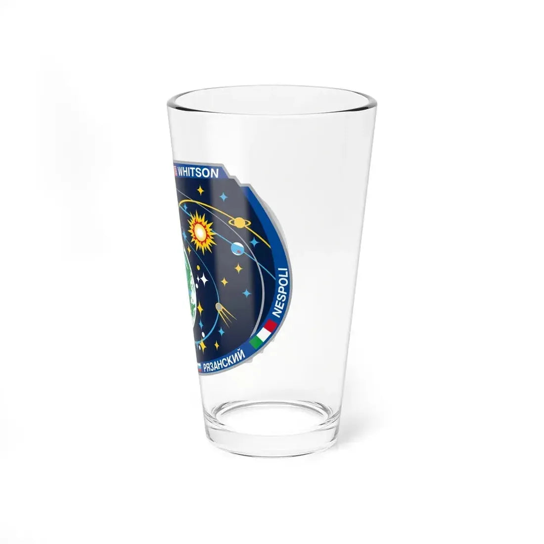 ISS Expedition 52 (NASA) Pint Glass 16oz - Go Mug Yourself