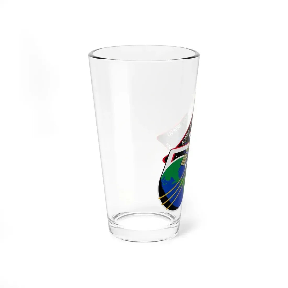 ISS Expedition 53 (NASA) Pint Glass 16oz - Go Mug Yourself