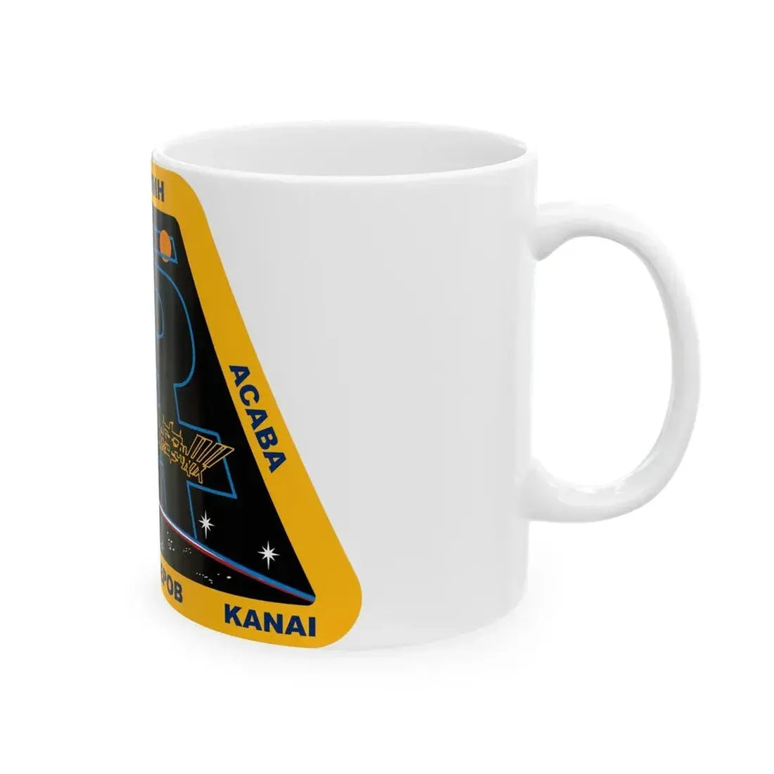 ISS Expedition 54 (NASA) White Coffee Mug - Go Mug Yourself