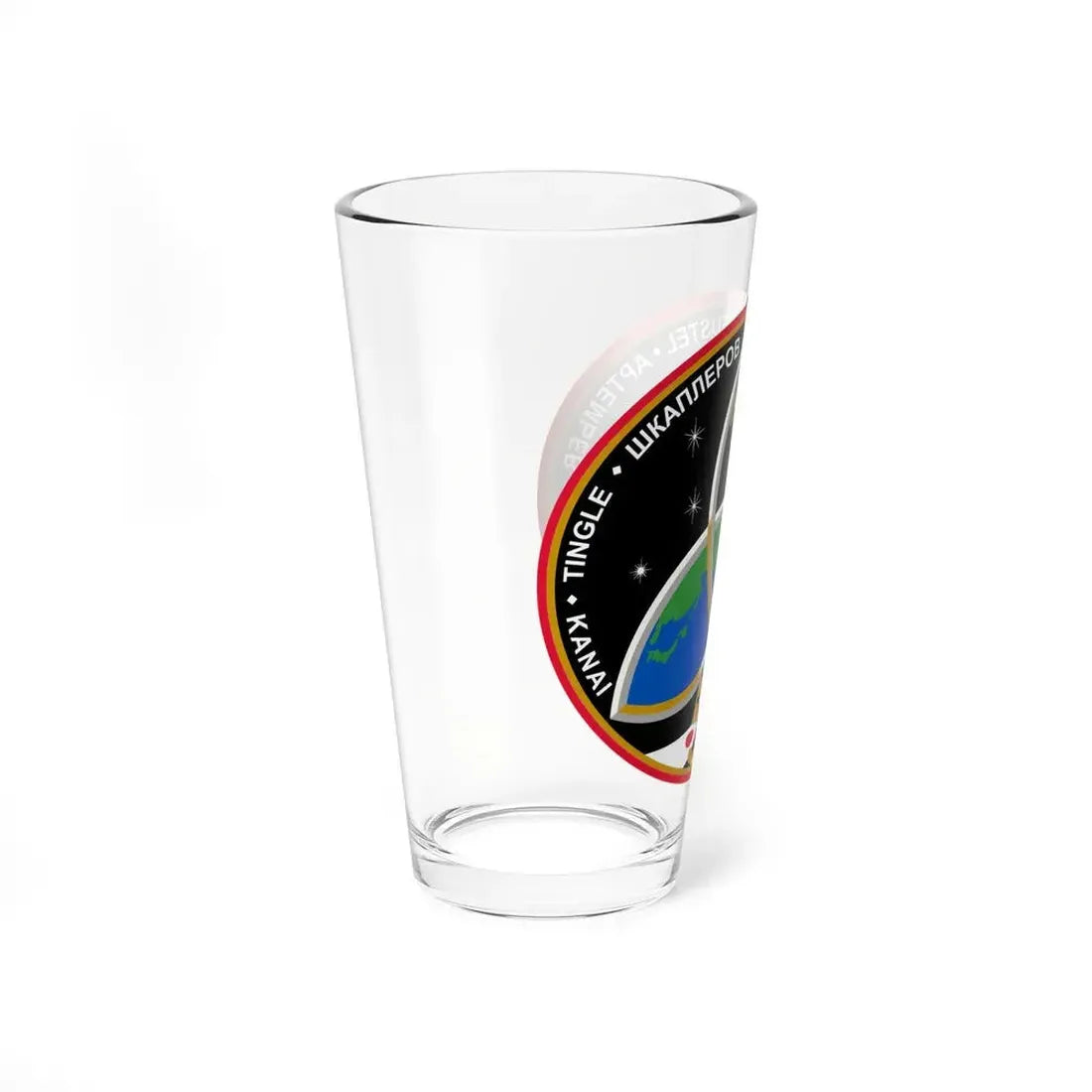 ISS Expedition 55 (NASA) Pint Glass 16oz - Go Mug Yourself