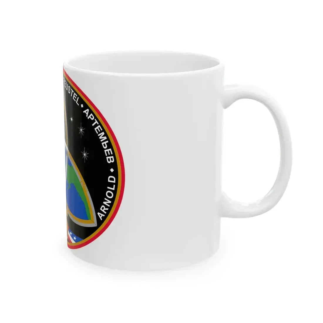 ISS Expedition 55 (NASA) White Coffee Mug - Go Mug Yourself
