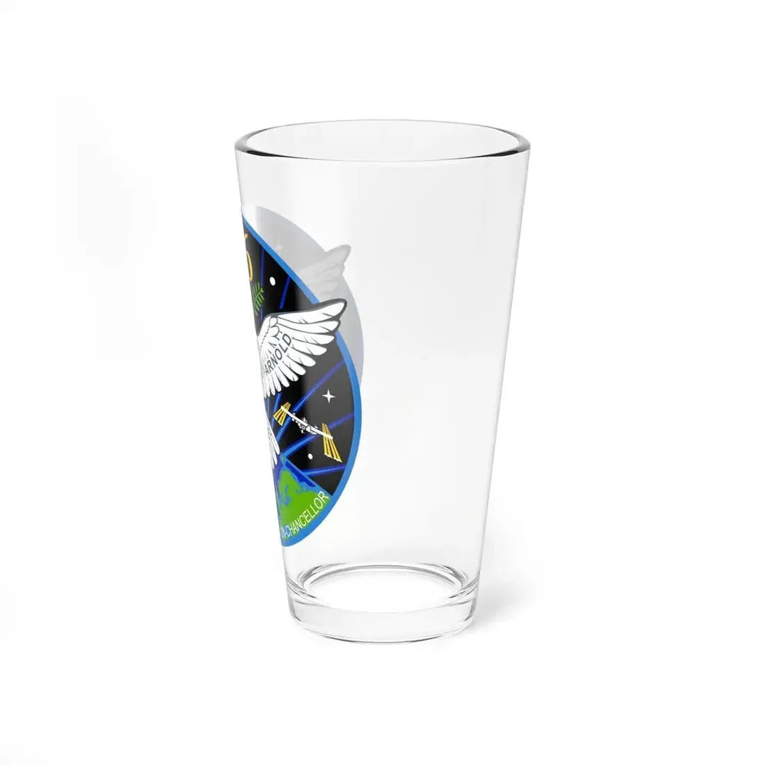 ISS Expedition 56 (NASA) Pint Glass 16oz - Go Mug Yourself