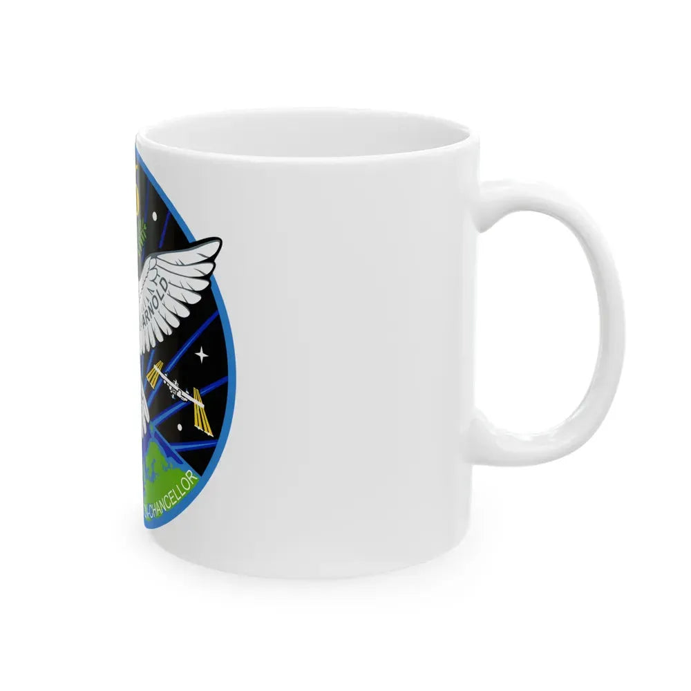 ISS Expedition 56 (NASA) White Coffee Mug - Go Mug Yourself