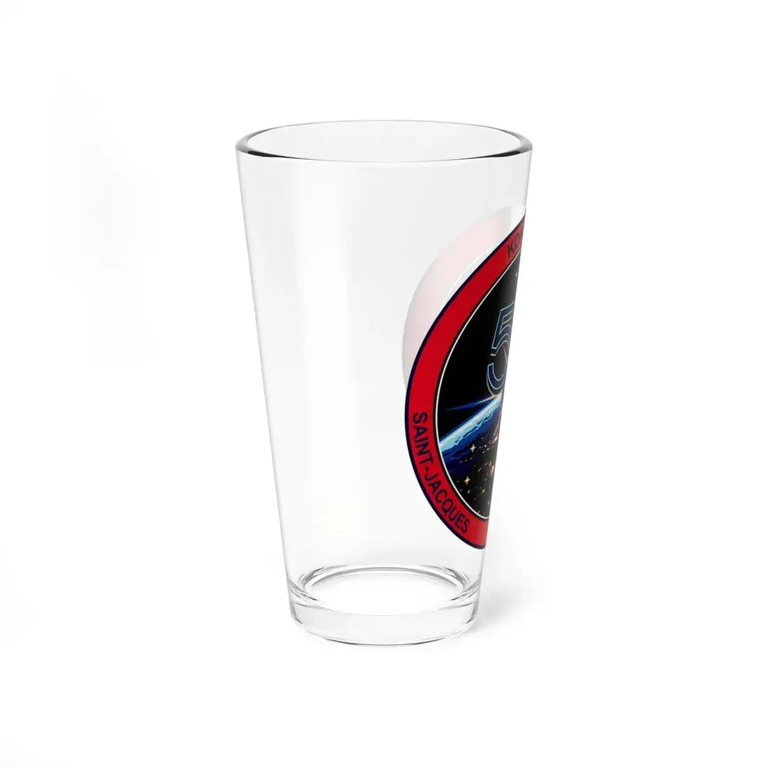 ISS Expedition 58 (NASA) Pint Glass 16oz - Go Mug Yourself